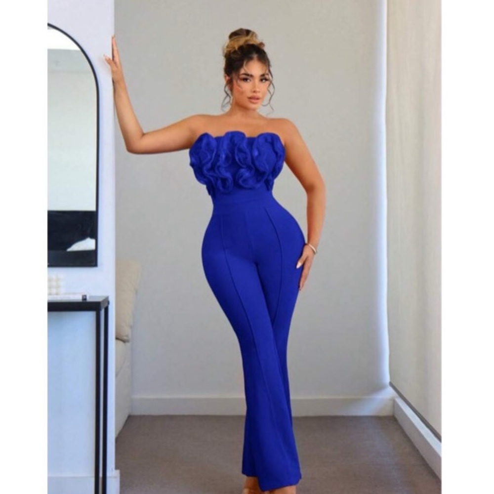 Shein Blue Jumpsuit